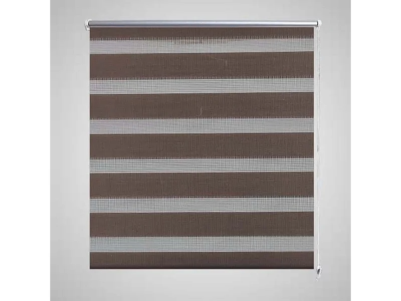 Estor enrollable filtrante 80 x 150 cm marrón