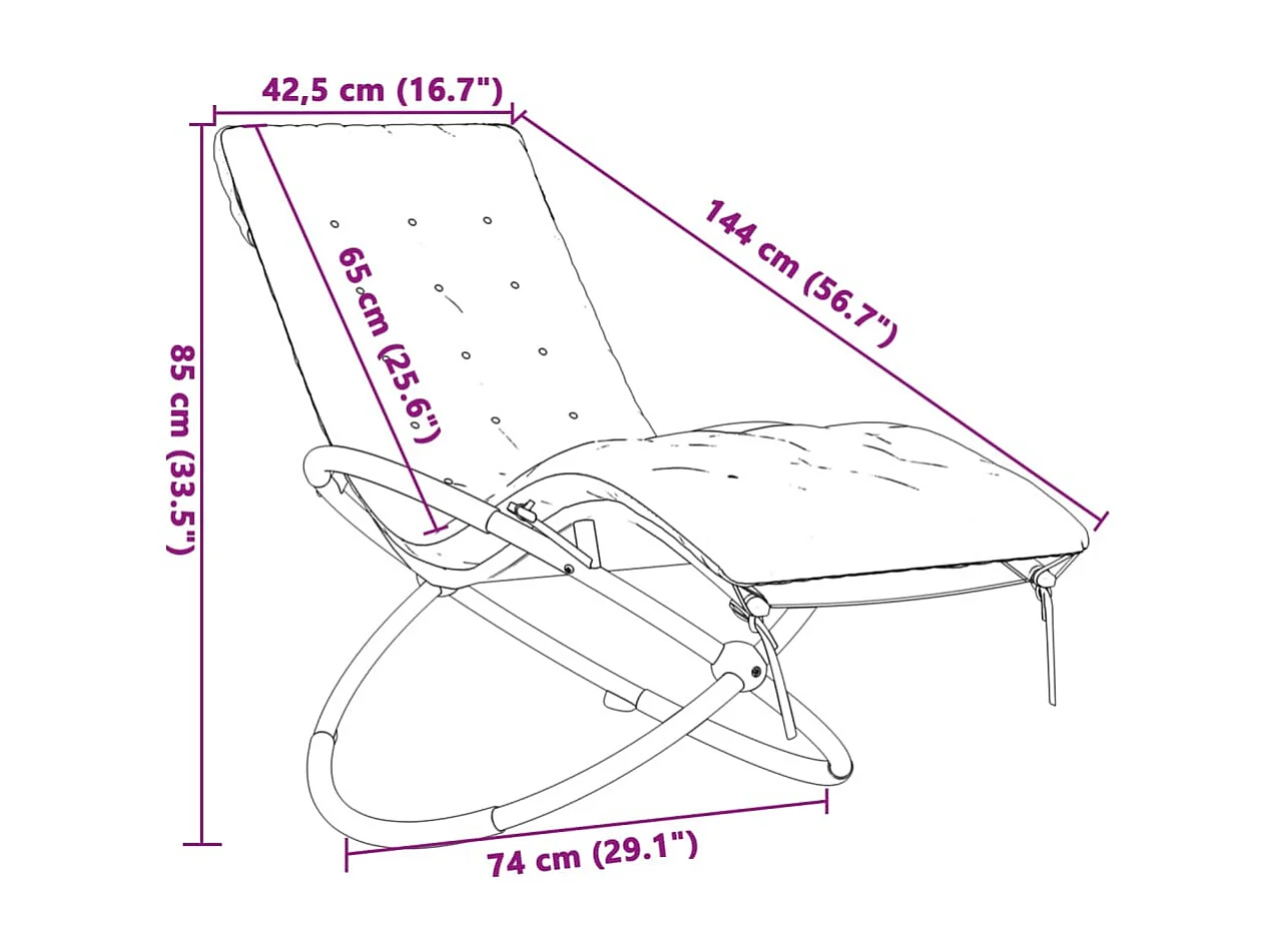 Geometrischer Loungesessel mit schwarzem und stahlgrauem Kissen