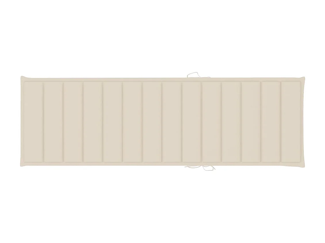 Espreguiçadeira para 2 pessoas com almofadas de bambu