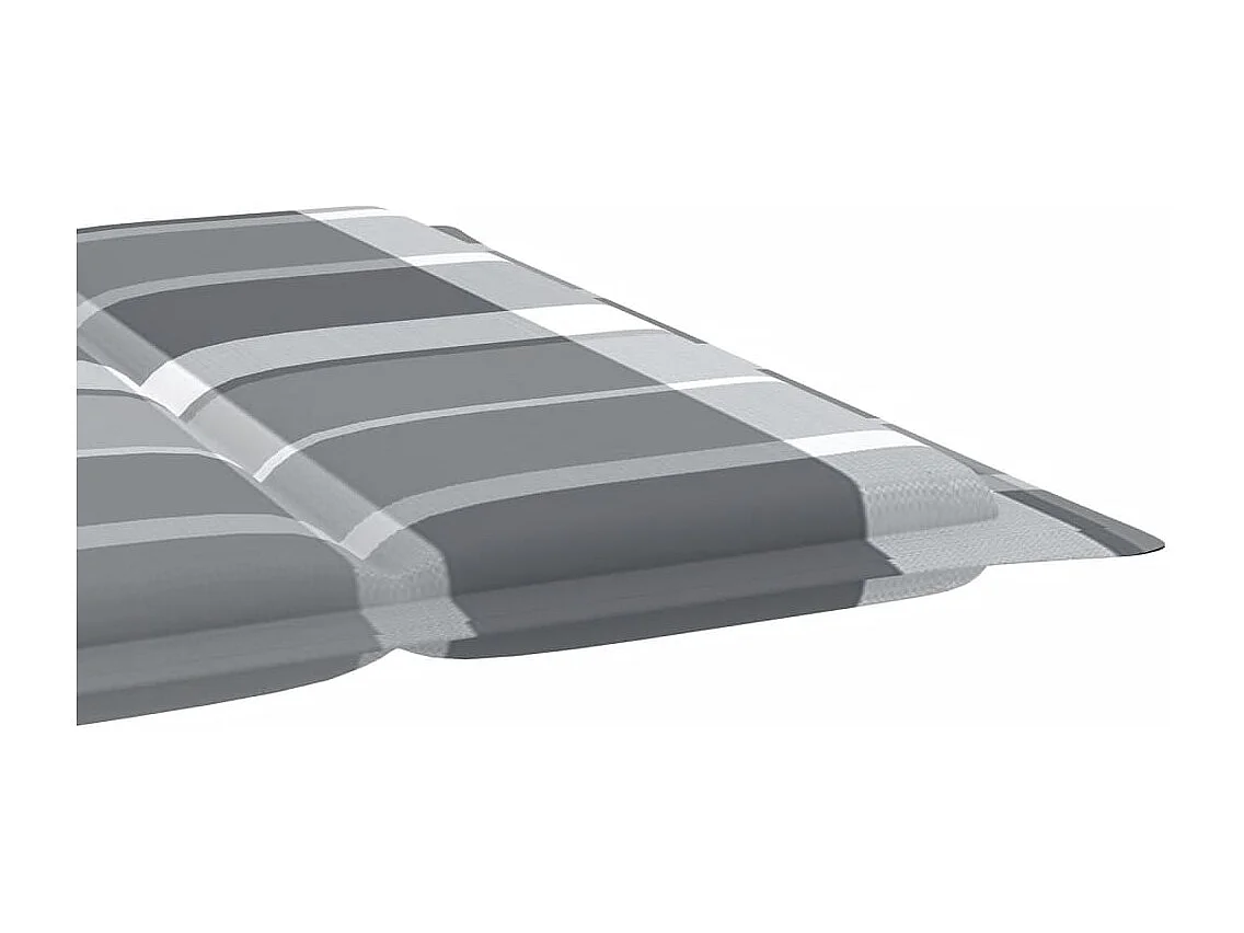 Chaise longue de jardin avec coussin Bois d'acacia solide