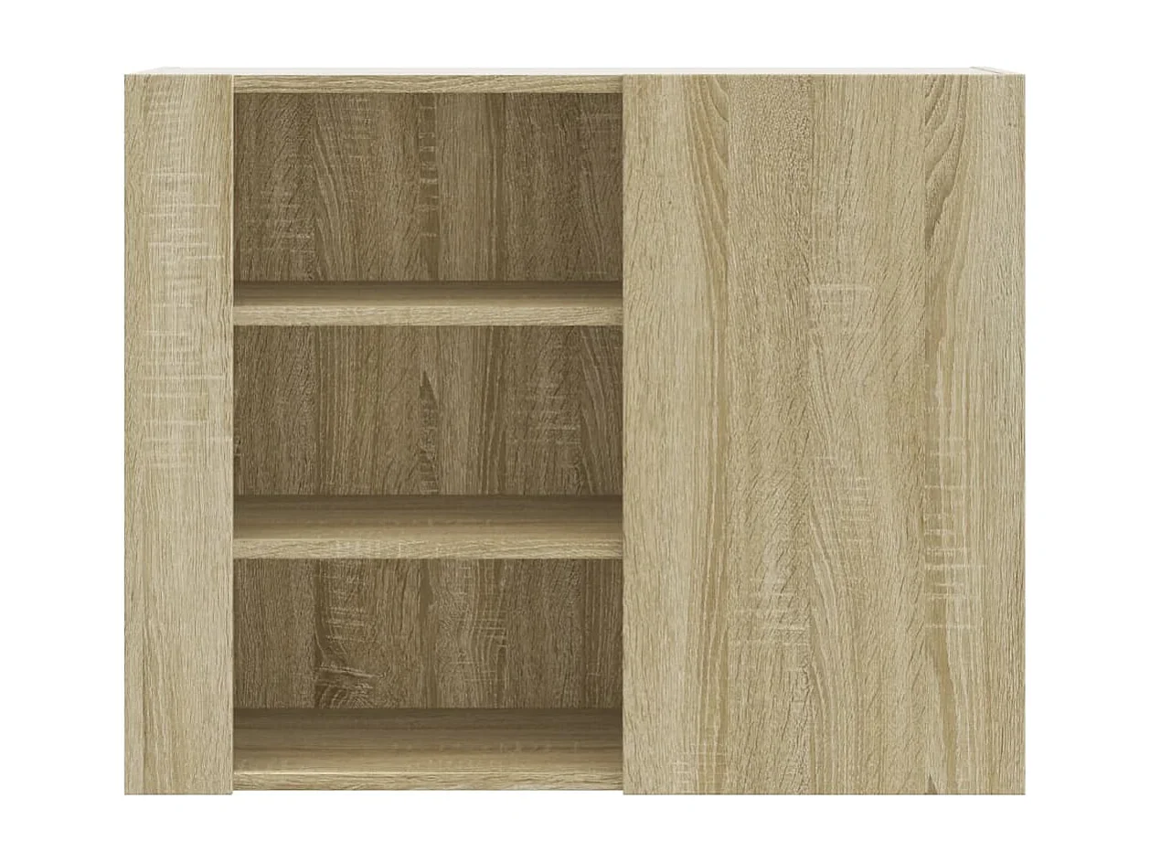 Armoire murale chêne sonoma 75x35x60 cm bois d'ingénierie