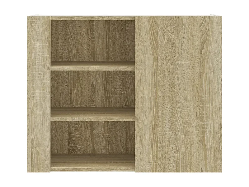 Armoire murale chêne sonoma 75x35x60 cm bois d'ingénierie