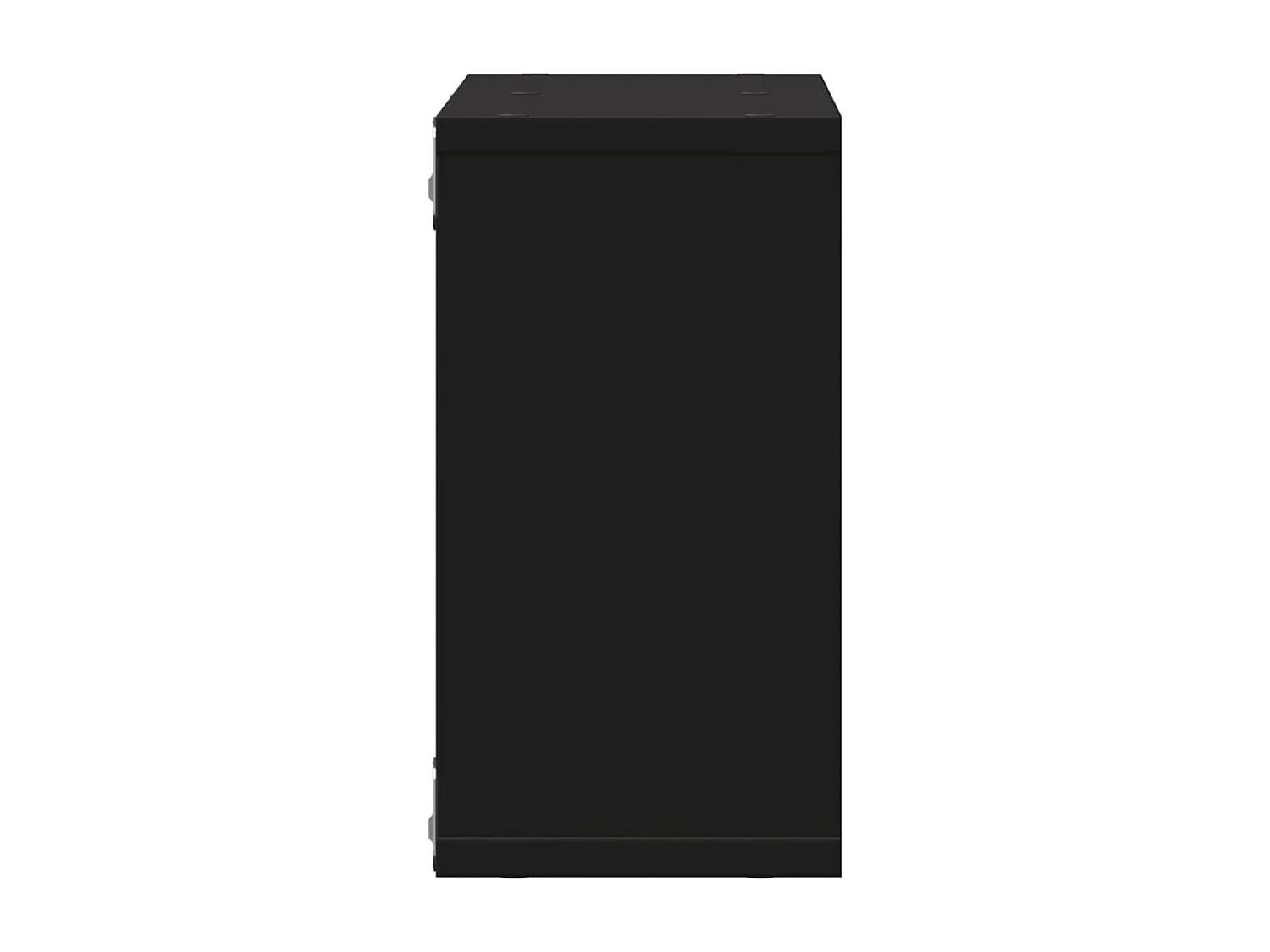 Armoire murale 60x16x30 cm noir bois d'ingénierie