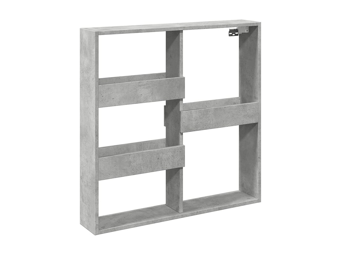VidaXL Armadietto Muro In Legno Multistrato – Grigio Cemento 60x31x60 Cm - 3