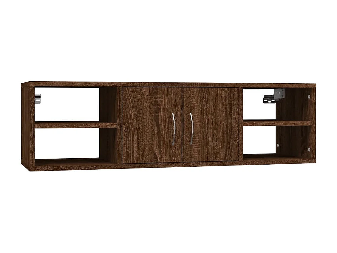 Prateleira parede 102x30x29 cm deriv. madeira carvalho castanho