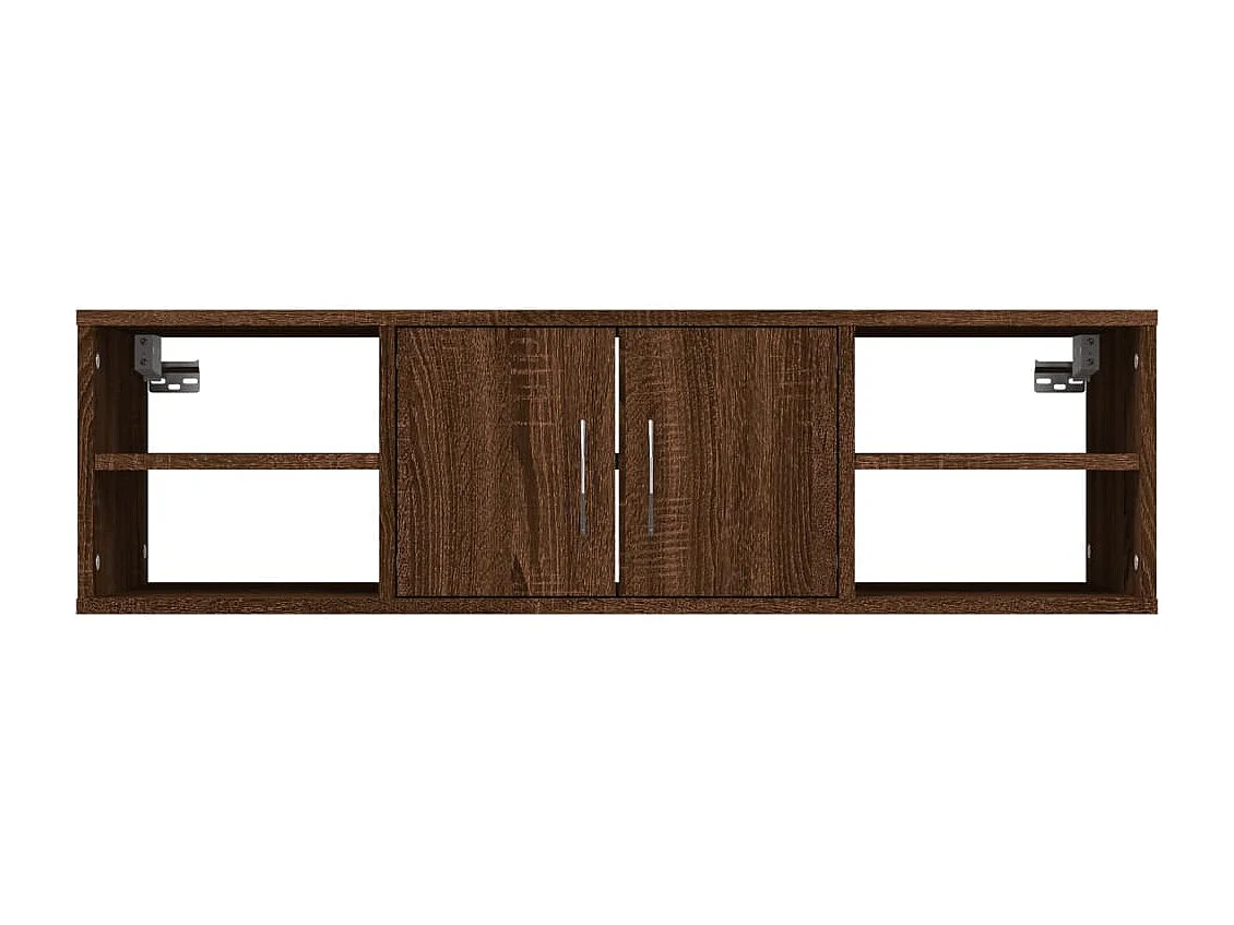 Prateleira parede 102x30x29 cm deriv. madeira carvalho castanho