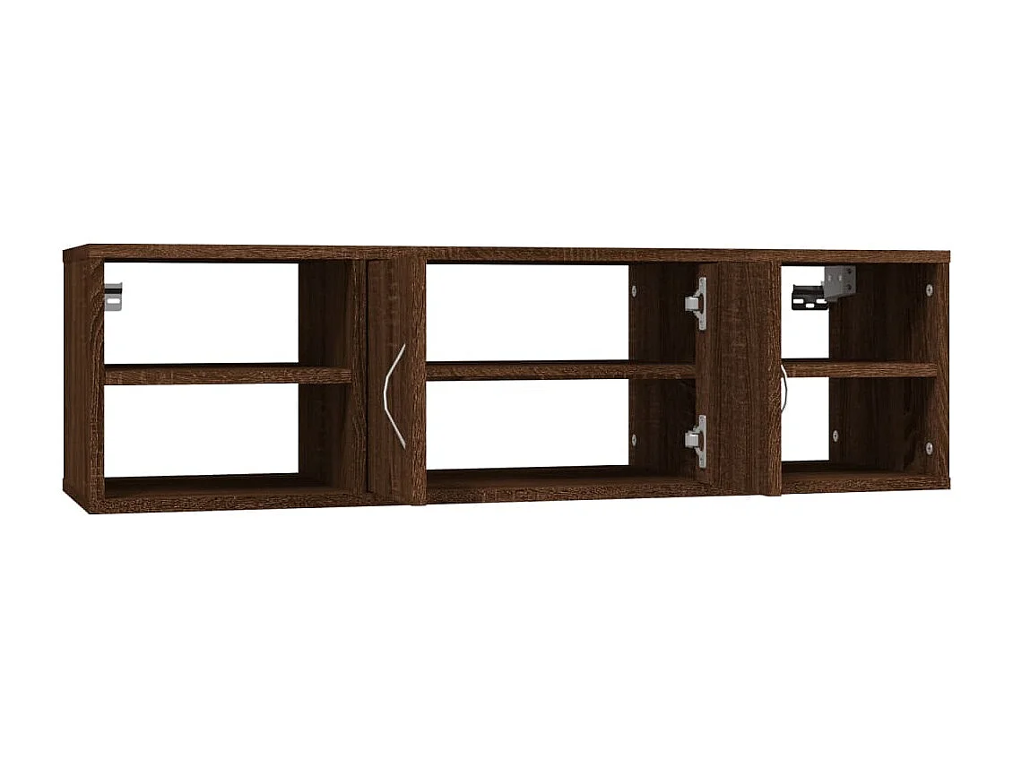 Prateleira parede 102x30x29 cm deriv. madeira carvalho castanho