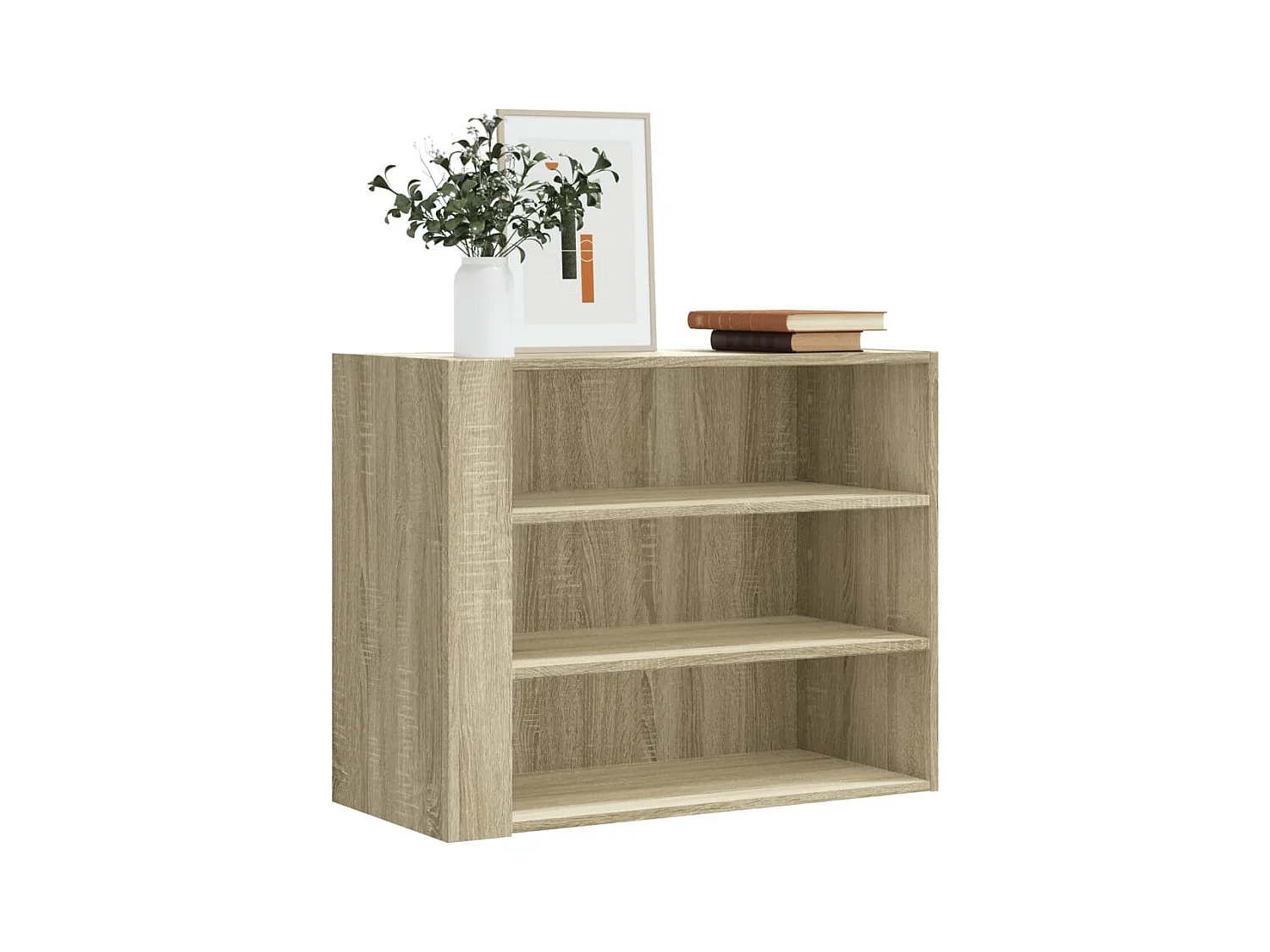Armoire murale chêne sonoma 75x35x60 cm bois d'ingénierie