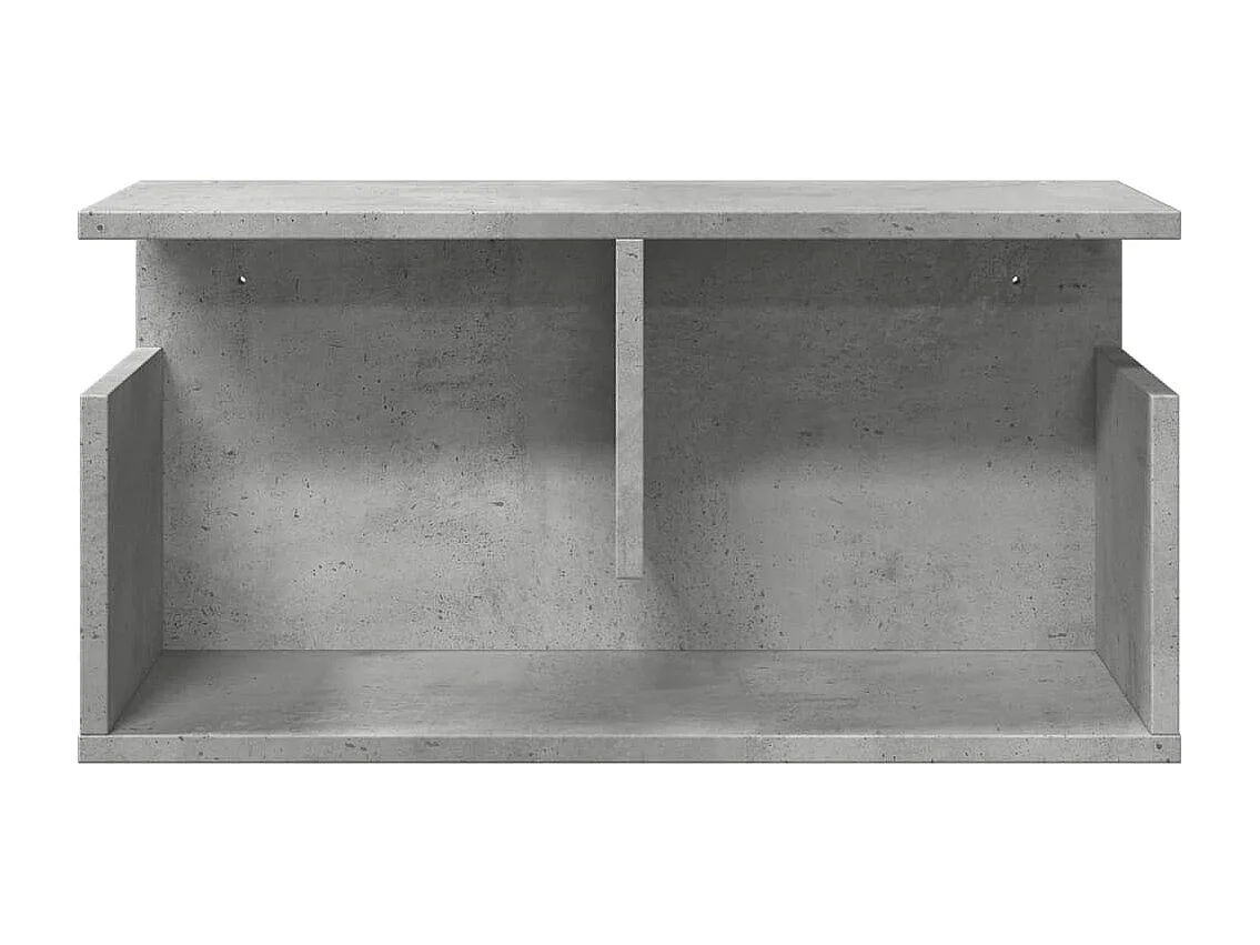 Mobile a Parete 60x20x30 cm Grigio Cemento in Truciolato