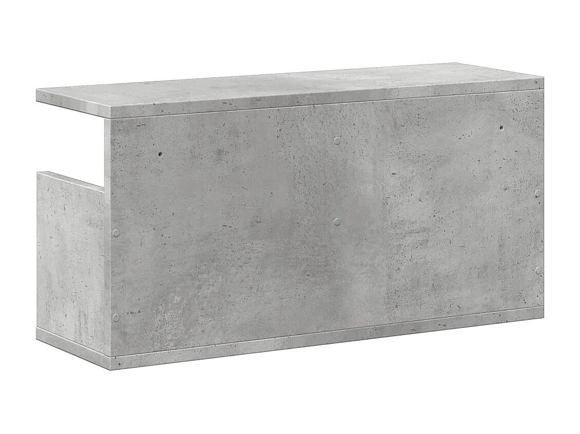 Mobile a Parete 60x20x30 cm Grigio Cemento in Truciolato