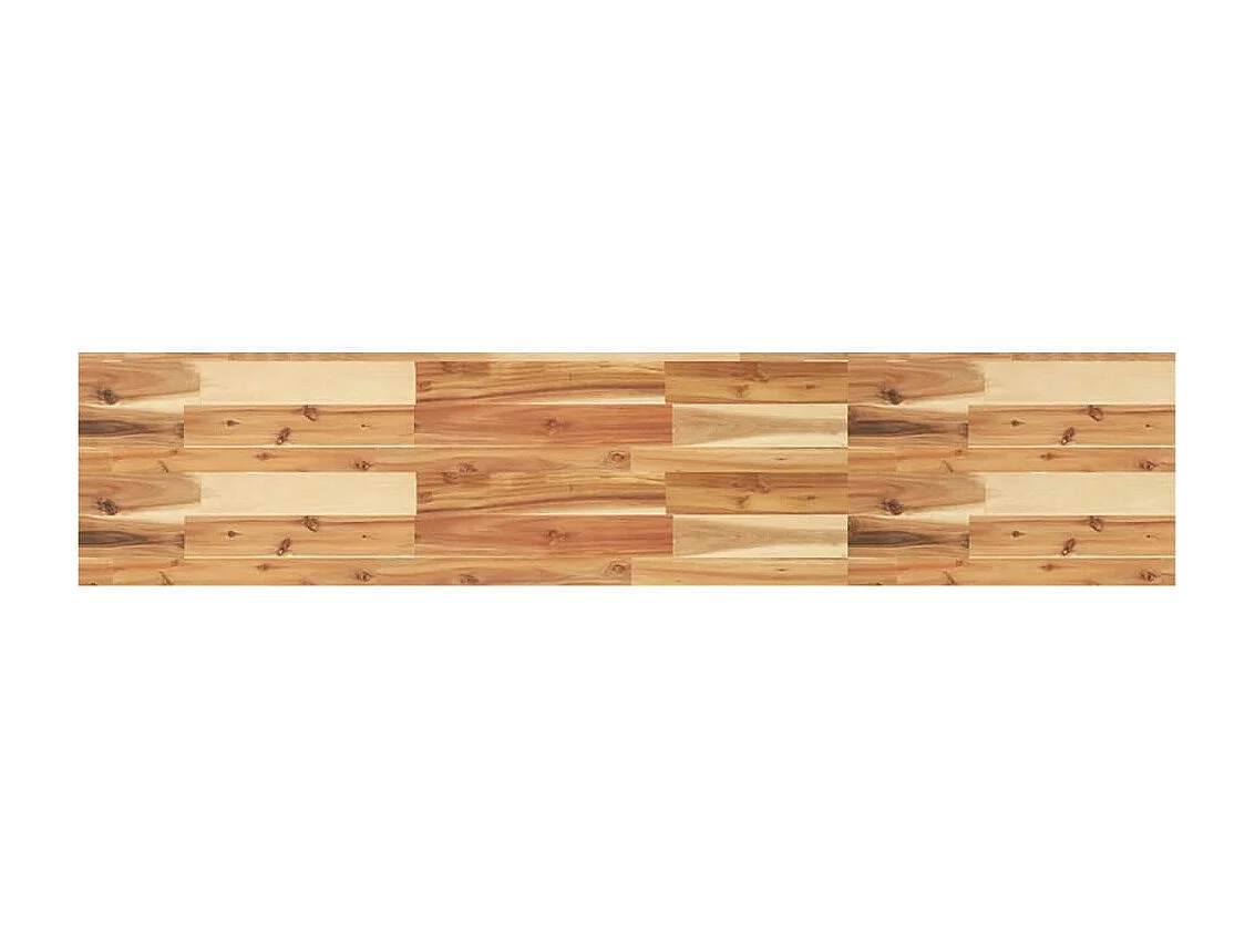 Ripiano a Parete 160x30x4cm Legno Massello Acacia Rifinito Olio