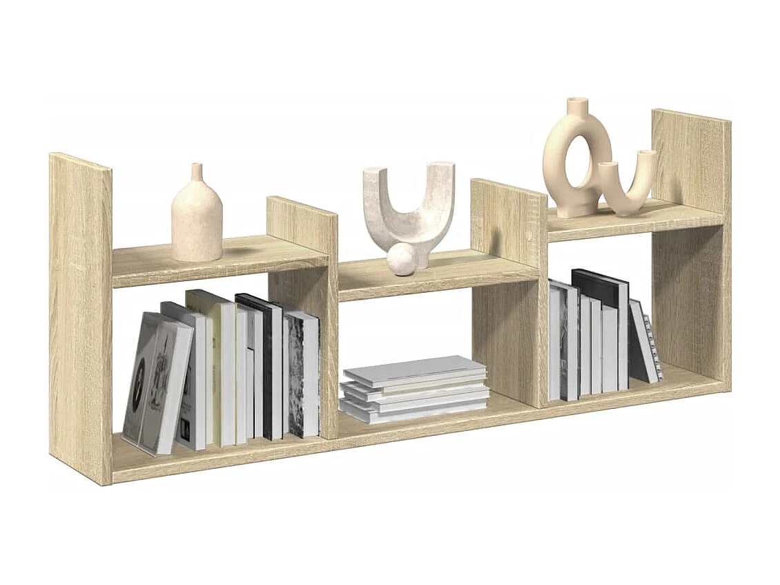 Armoire murale 100x18x40 cm chêne sonoma bois d'ingénierie