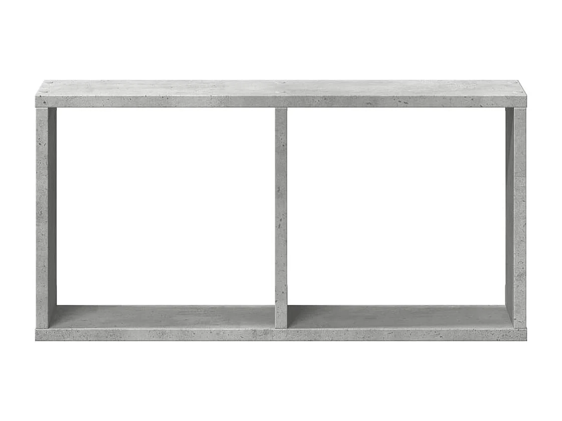 Armoire murale 60x16x30 cm gris béton bois d'ingénierie