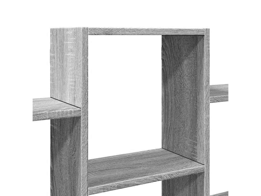 Mensola a Muro Grigio Sonoma 159x18x66 cm in Truciolato