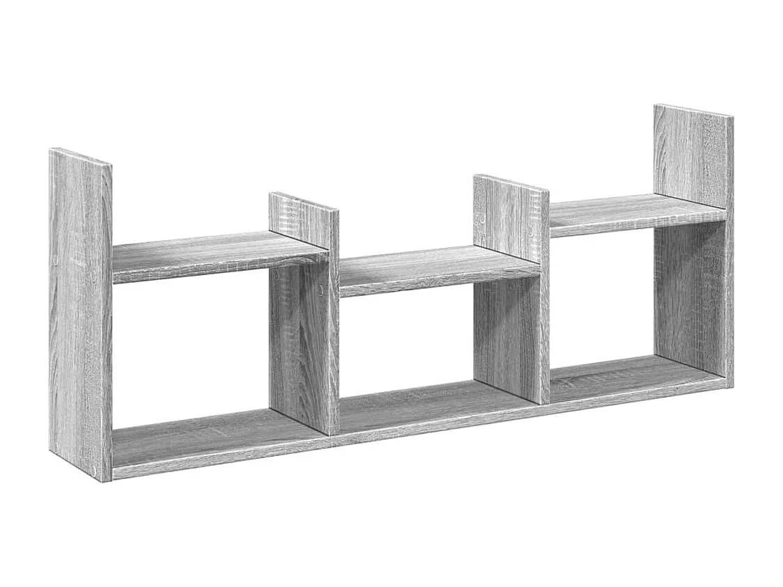 Armário de parede 100x18x40 cm deriv. madeira cinzento sonoma