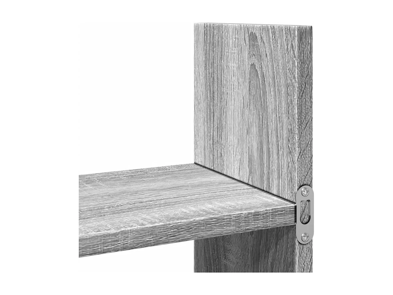 Armário de parede 100x18x40 cm deriv. madeira cinzento sonoma