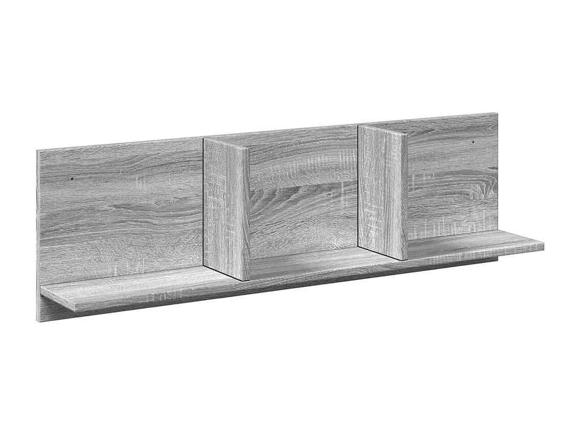 Armoire murale 100x16,5x30 cm sonoma gris bois d'ingénierie