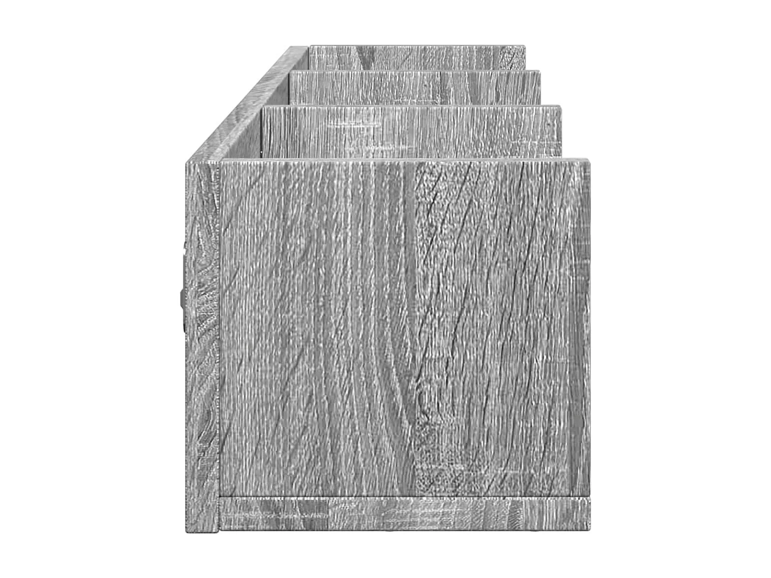 Mueble de pared madera ingeniería gris Sonoma 75x18x16,5 cm