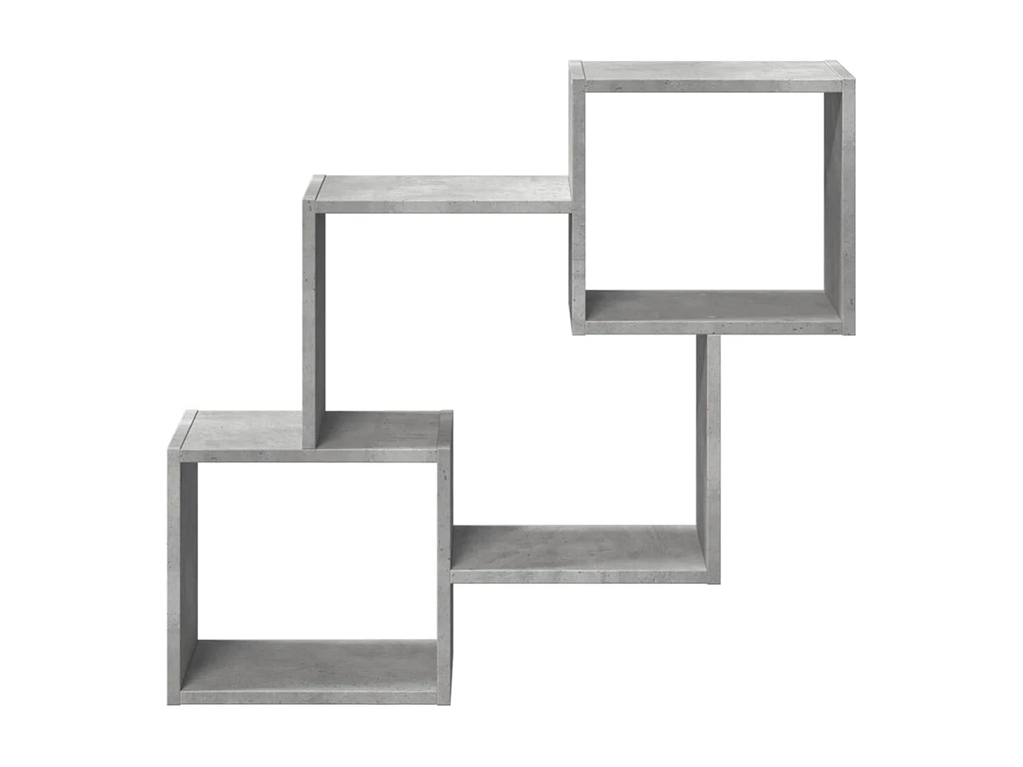 Mobile a Parete 78x18x71 cm Grigio Cemento Legno Multistrato