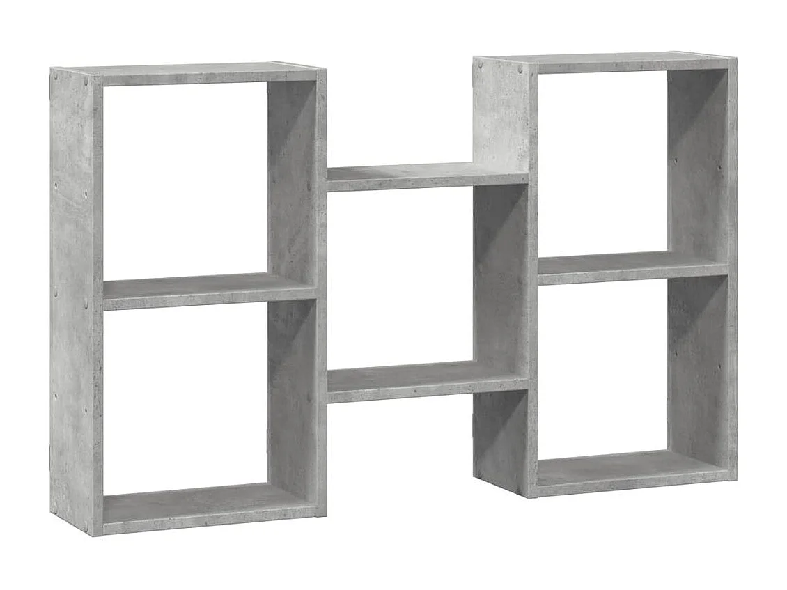Étagère murale gris béton 96x18x60 cm bois d'ingénierie