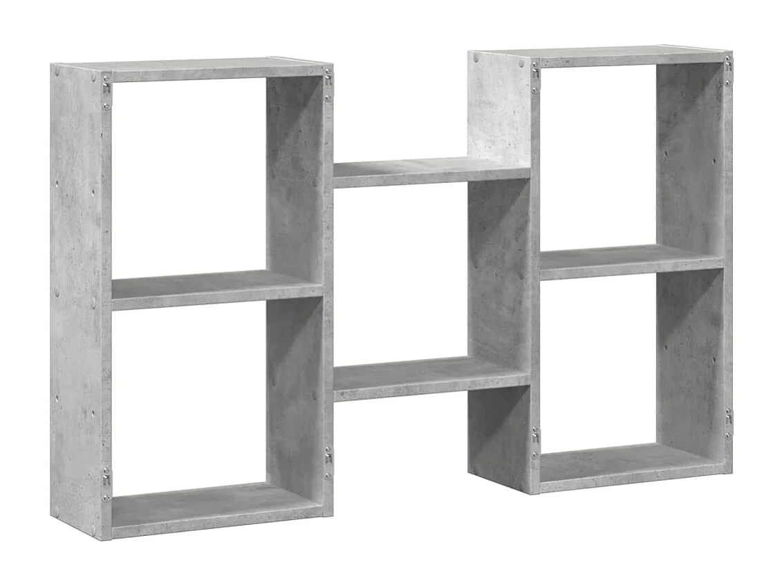Étagère murale gris béton 96x18x60 cm bois d'ingénierie