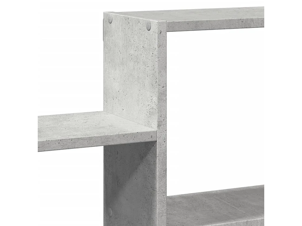 Étagère murale gris béton 96x18x60 cm bois d'ingénierie