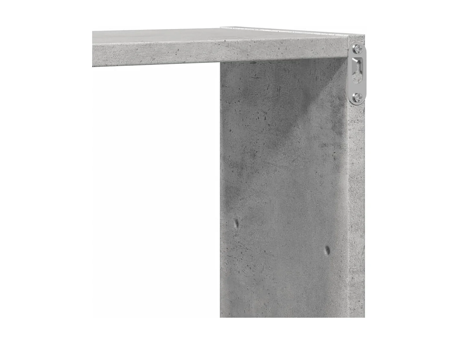 Étagère murale gris béton 96x18x60 cm bois d'ingénierie