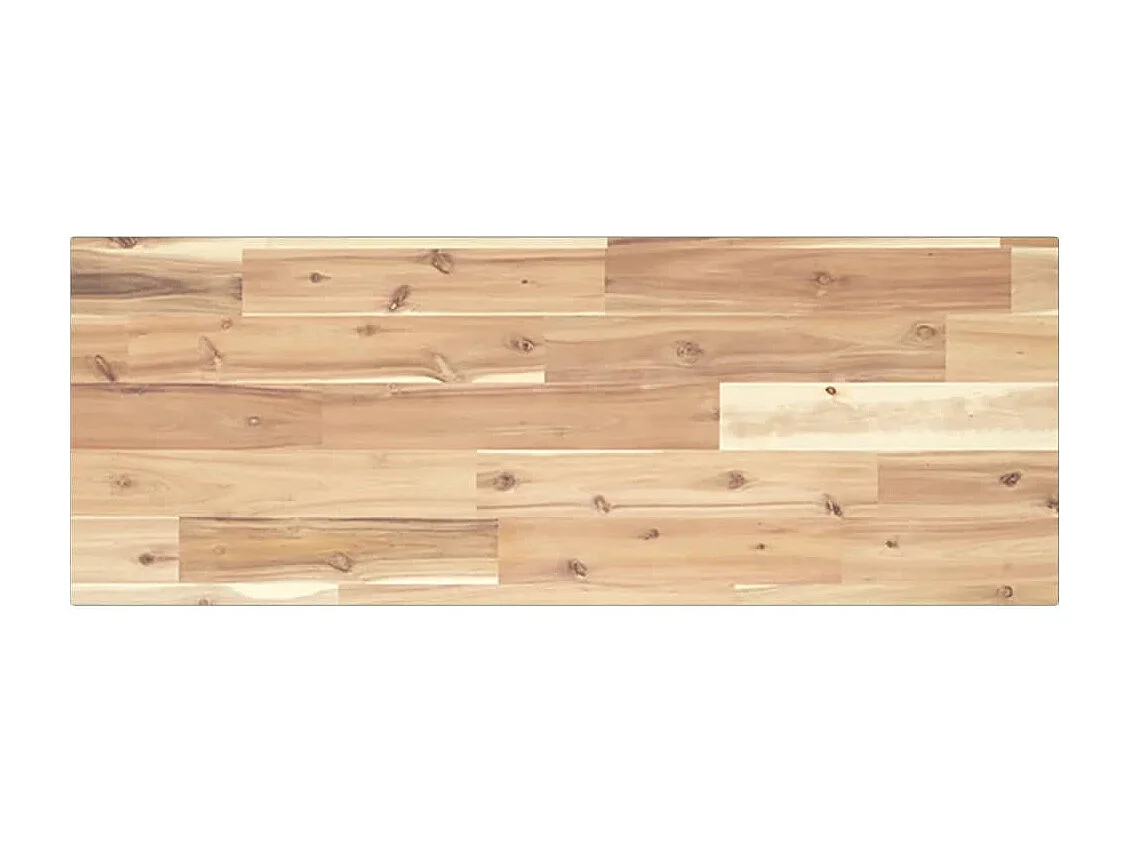 Ripiano a Parete 80x30x2 cm Legno Massello Acacia Non Trattato