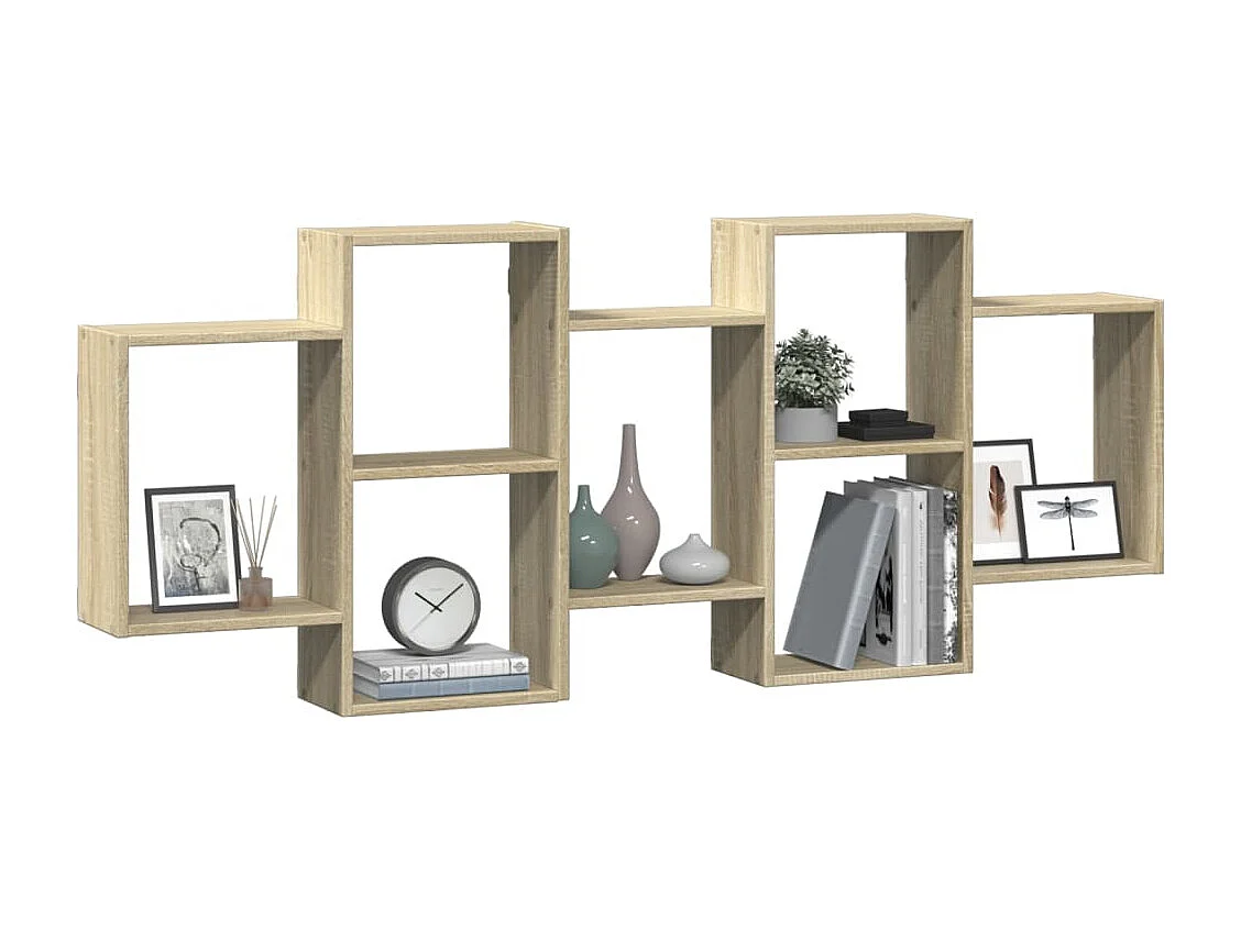 Étagère murale chêne sonoma 159x18x65 cm bois d'ingénierie