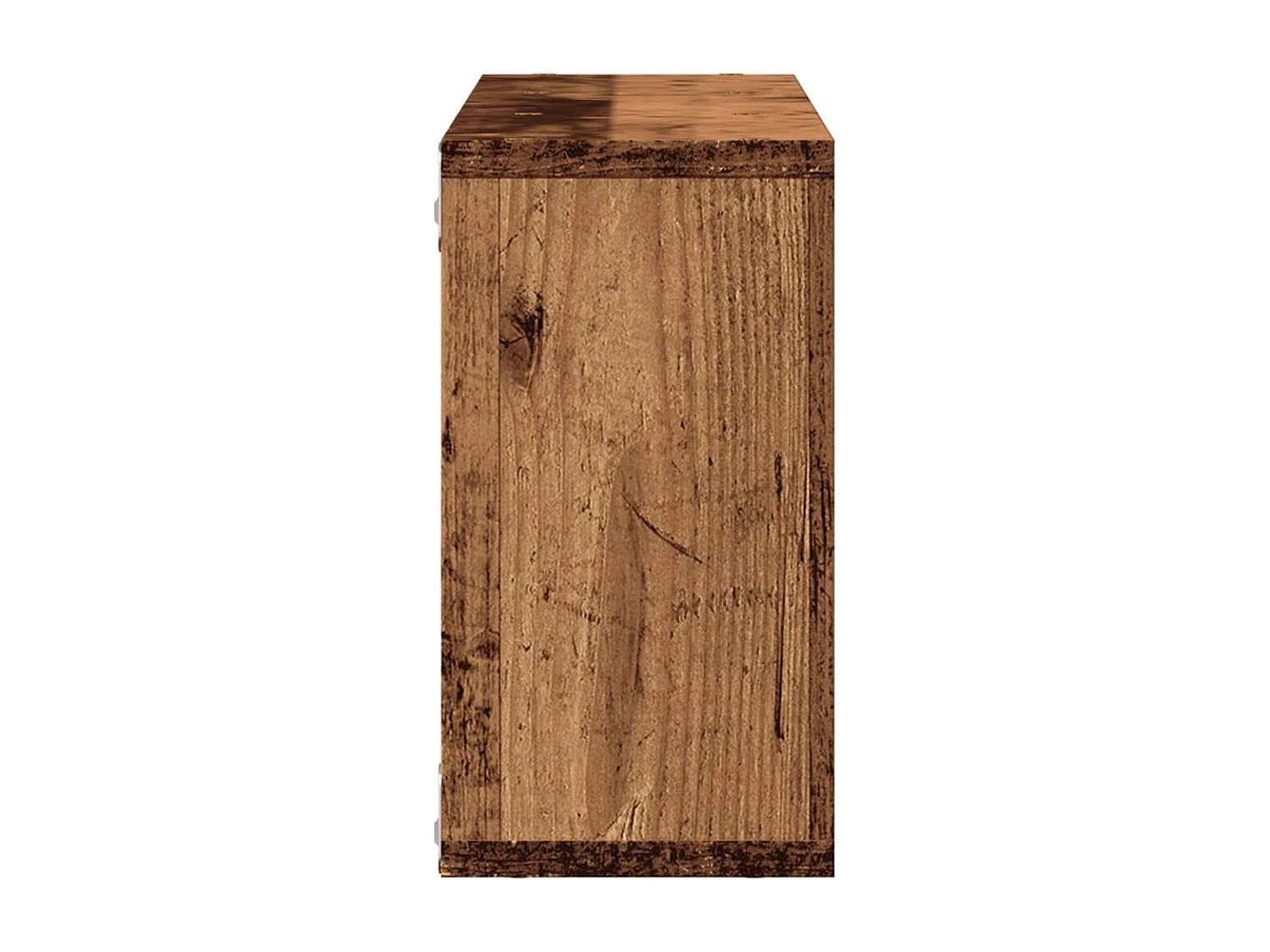 Armário de parede 100x16x30 cm deriv. de madeira madeira velha