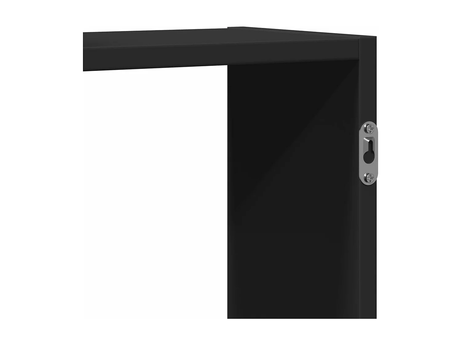 Prateleira de parede 159x18x65 cm derivados de madeira preto