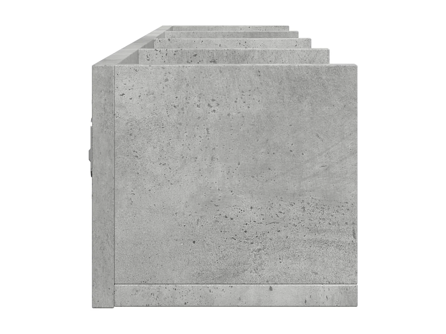 Armários parede 2 pcs 99x18x16,5cm deriv. madeira cinza cimento