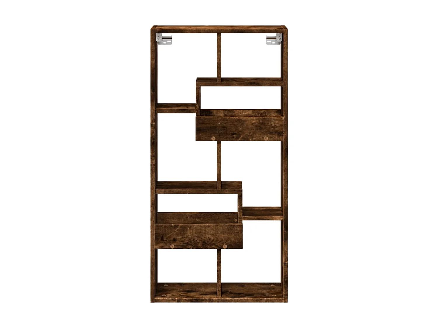 Armoire murale chêne fumé 50x15x100 cm bois d'ingénierie