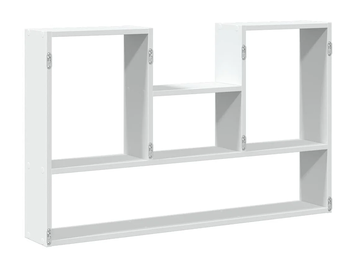 Étagère murale blanc 99x15x60 cm bois d'ingénierie