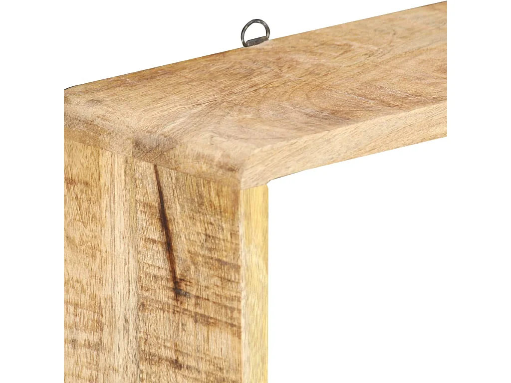 3 pcs conjunto de prateleiras de parede cubos mangueira maciça