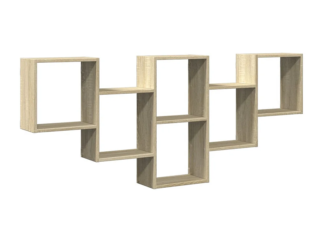Étagère murale chêne sonoma 159x18x66 cm bois d'ingénierie