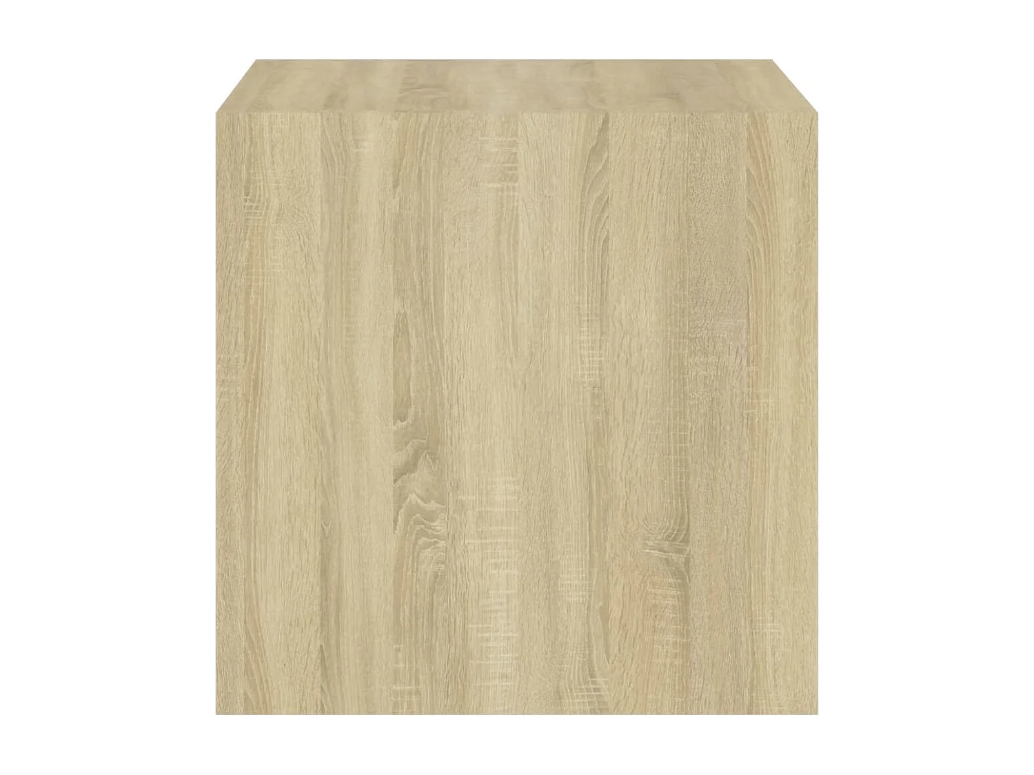 Armários parede 4pcs derivados madeira branco e carvalho sonoma