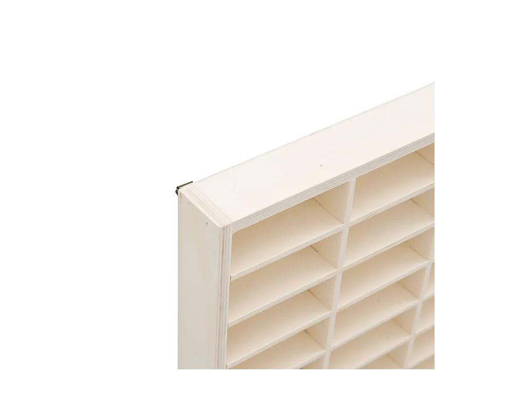 Armário expositor de parede c/ 90 compartimentos 50,5x4,5x79 cm