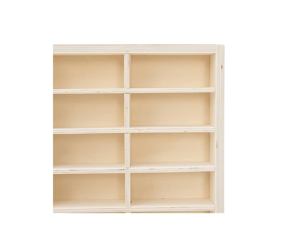 Armário expositor de parede c/ 90 compartimentos 50,5x4,5x79 cm