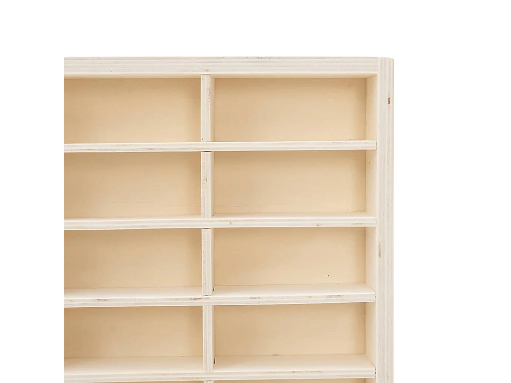 Vitrine murale avec 90 compartiments 50,5x4,5x79 cm