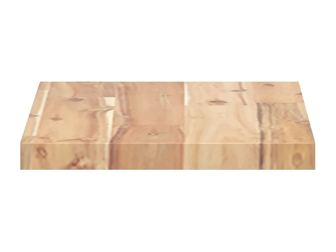 Mensole da Parete 4 pz 60x20x2 cm Legno Acacia Non Trattato