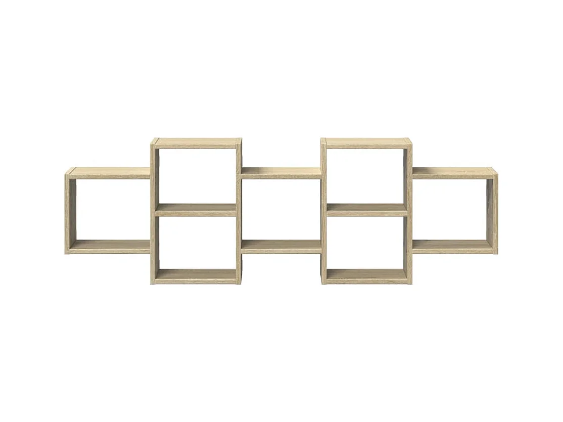 Prateleira parede 129x18x42cm derivados madeira carvalho sonoma