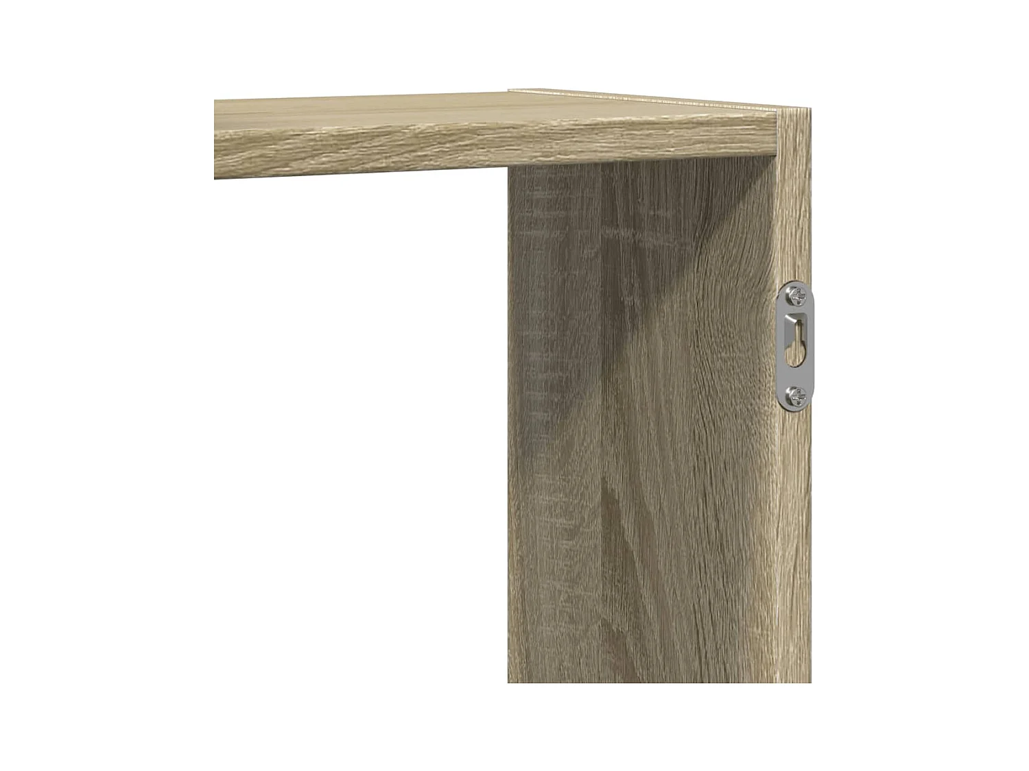 Étagère murale chêne sonoma 129x18x42 cm bois d'ingénierie