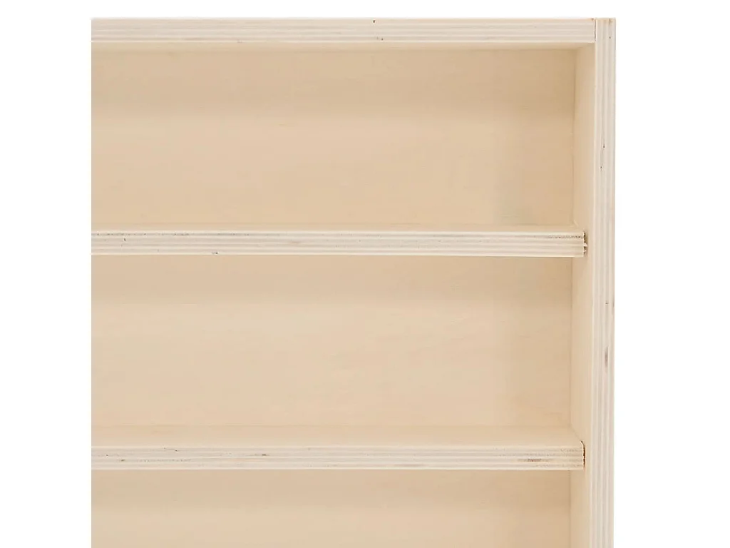 Vitrina de pared con puertas 100x8,5x37 cm