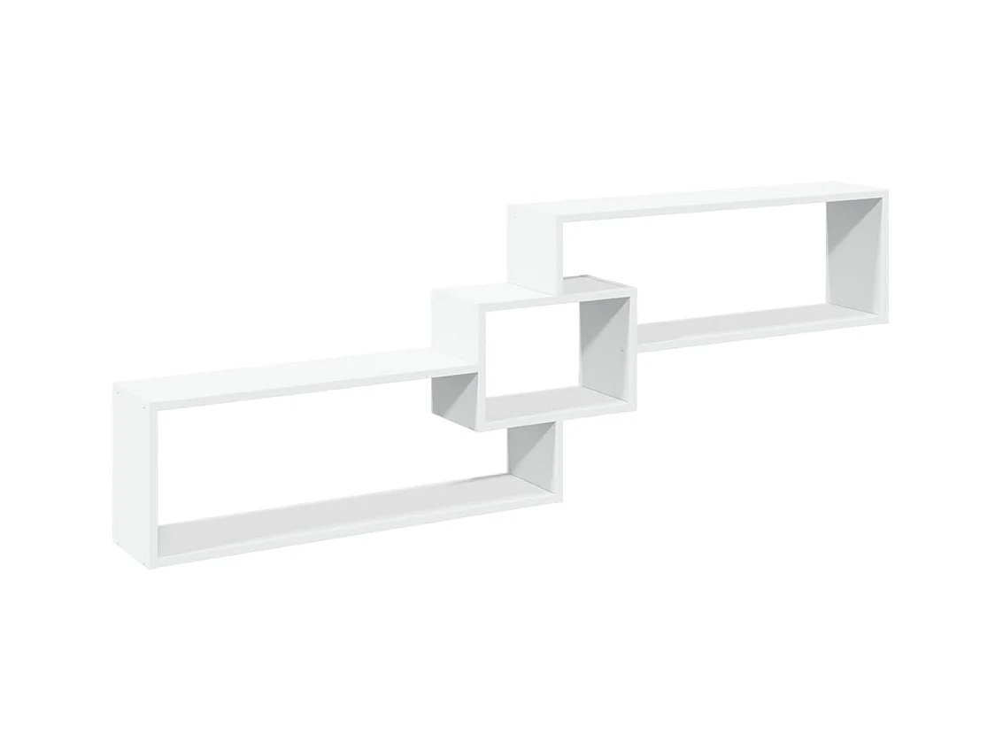 Armoire murale 158x18x53 cm blanc bois d'ingénierie