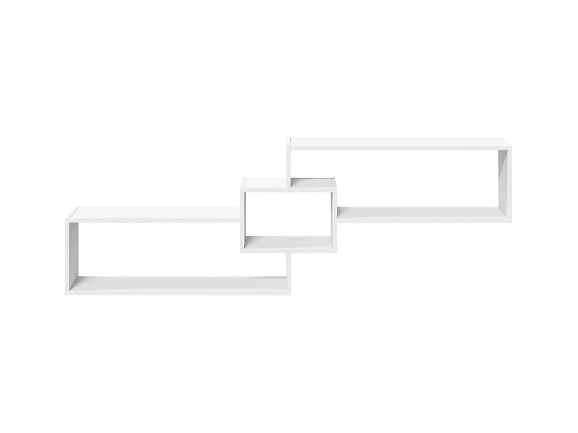 Armoire murale 158x18x53 cm blanc bois d'ingénierie