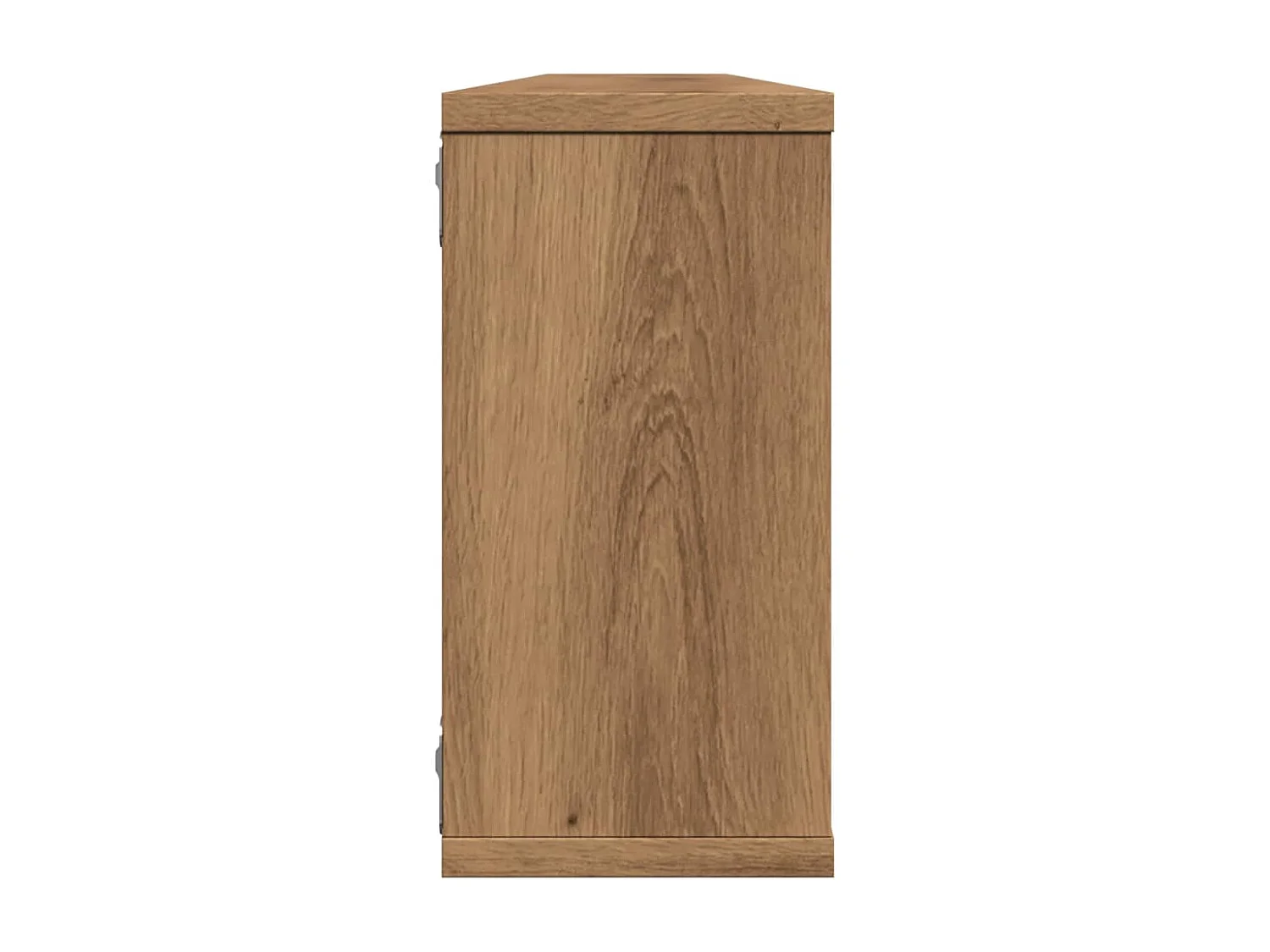 Estantes cubo de pared 2 uds madera roble artisan 100x15x30 cm