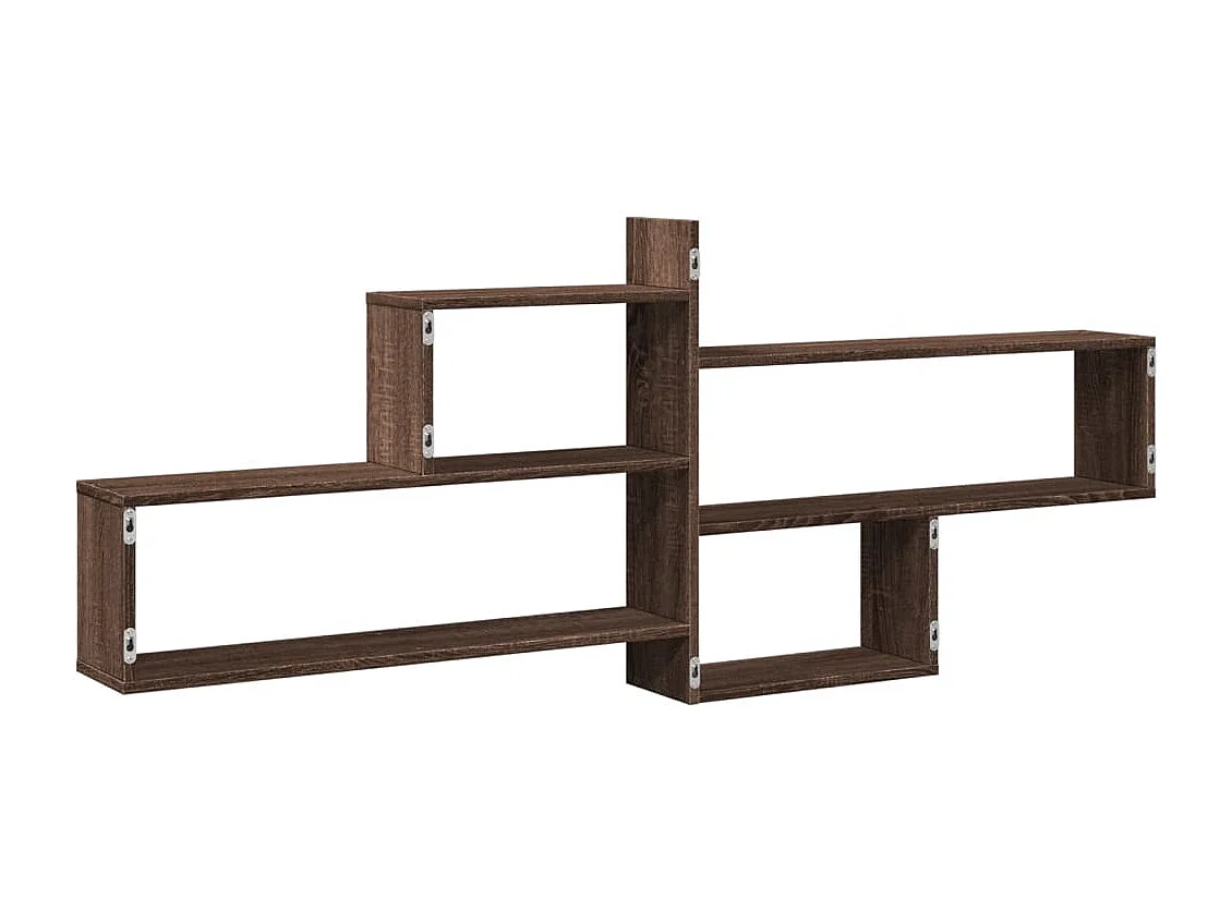 Étagère murale chêne marron 167,5x18x68 cm bois d'ingénierie