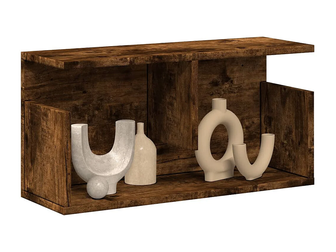 Armoire murale 60x20x30 cm chêne fumé bois d'ingénierie