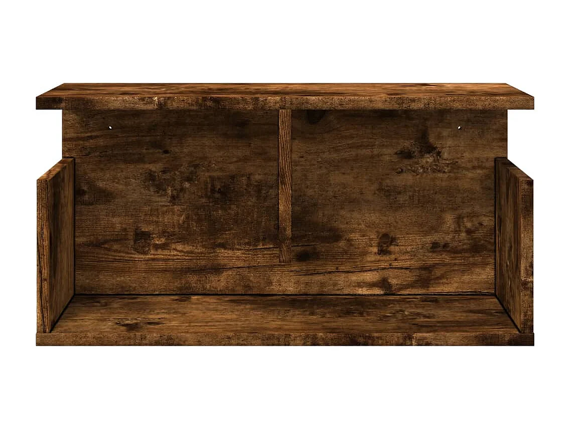 Armoire murale 60x20x30 cm chêne fumé bois d'ingénierie